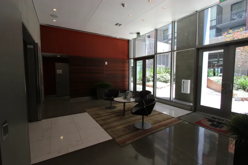 A Hall with sitout and lights in a villa of Icon in Downtown San Diego