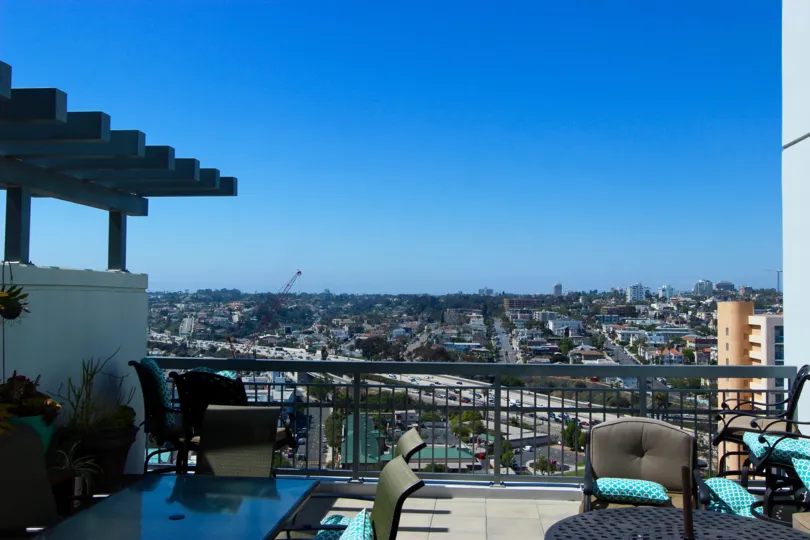 Gorgeous city view on the terrace of La Vita Community.