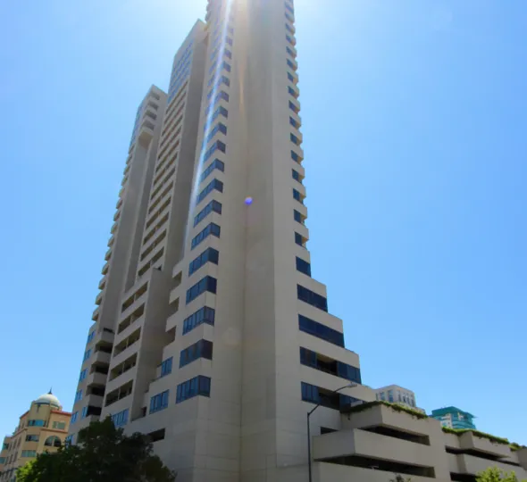 Meridian, City: Downtown San Diego, a tower like building with many floors