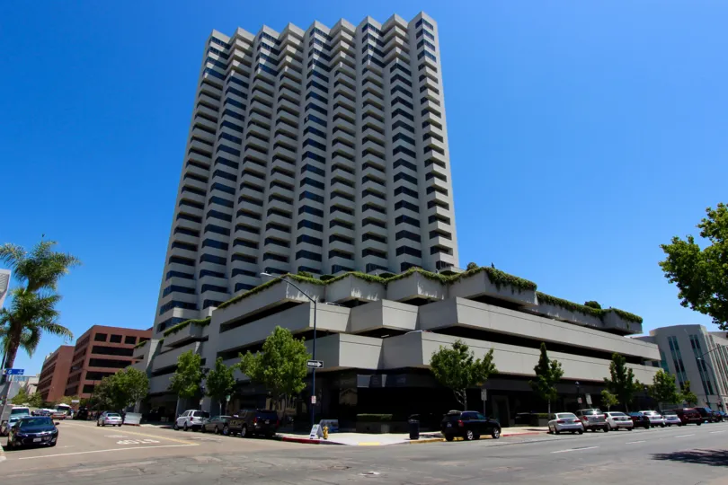 This interesting building in San Diego sits in the beautiful California sun