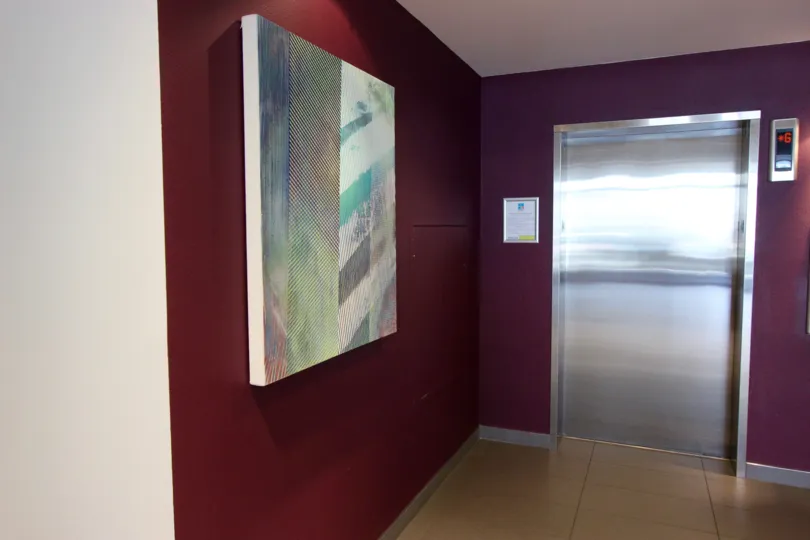 abstract painting located in beautiful nexus community!