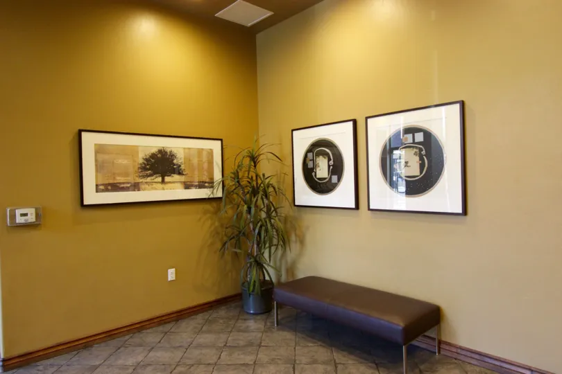 Corner view in a lobby in Pacific Terrace Downtown San Diego California