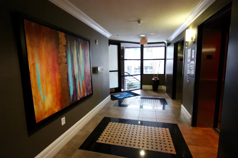 A modern and furnished apartment in the Park Blvd East community of Downtown San Diego.
