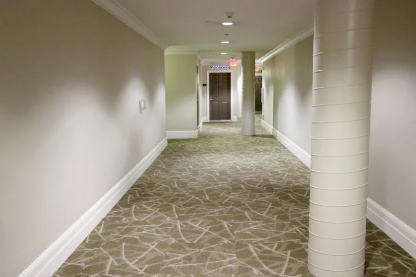 Interior hallways at Park Blvd East in downtown San Diego, California
