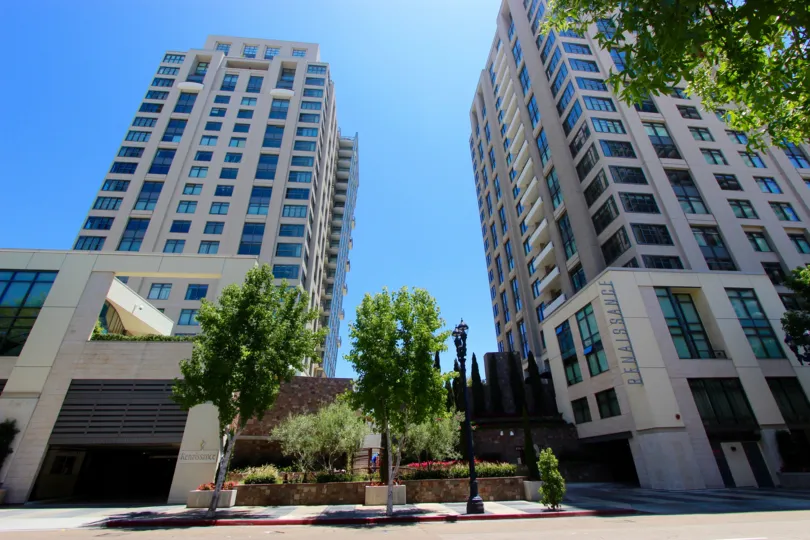 Clear day in the Renaissance community of downtown San Diego