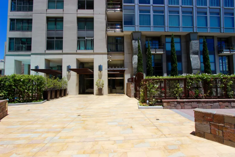 Front entrance of the Renaissance Community in downtown San Diego