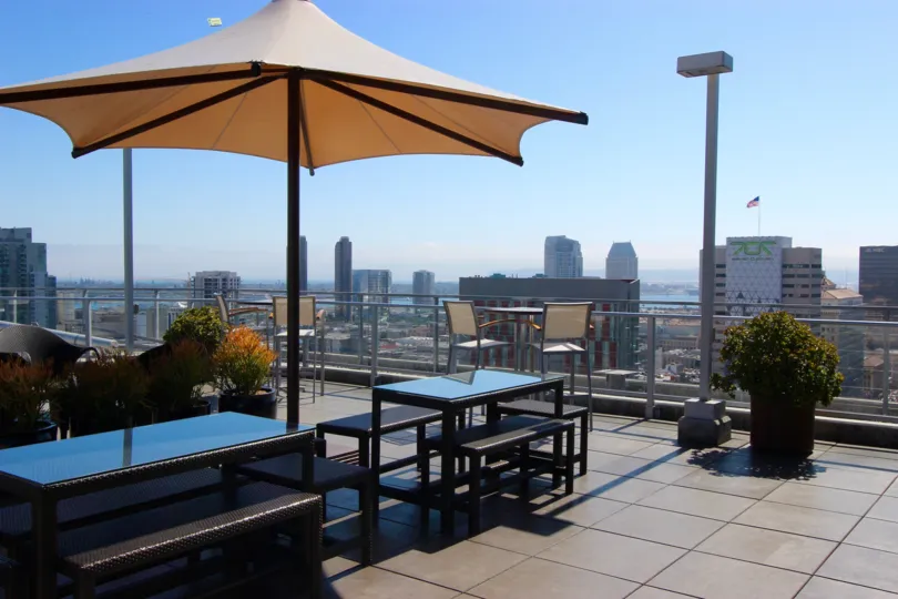 Enjoy the beautiful breathtaking view from the deck at Smart Corner.