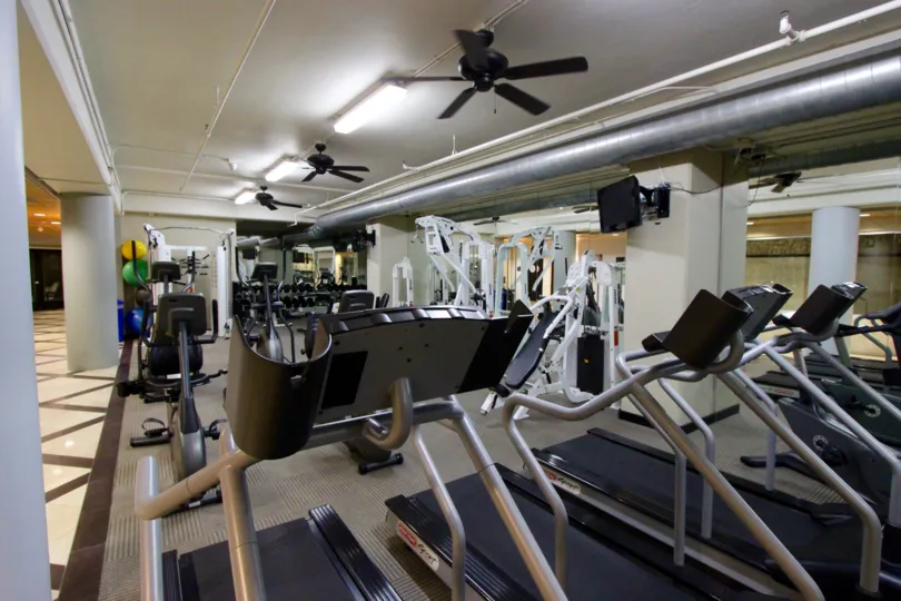 Solara Lofts, City: Downtown San Diego, gym, treadmill, fans
