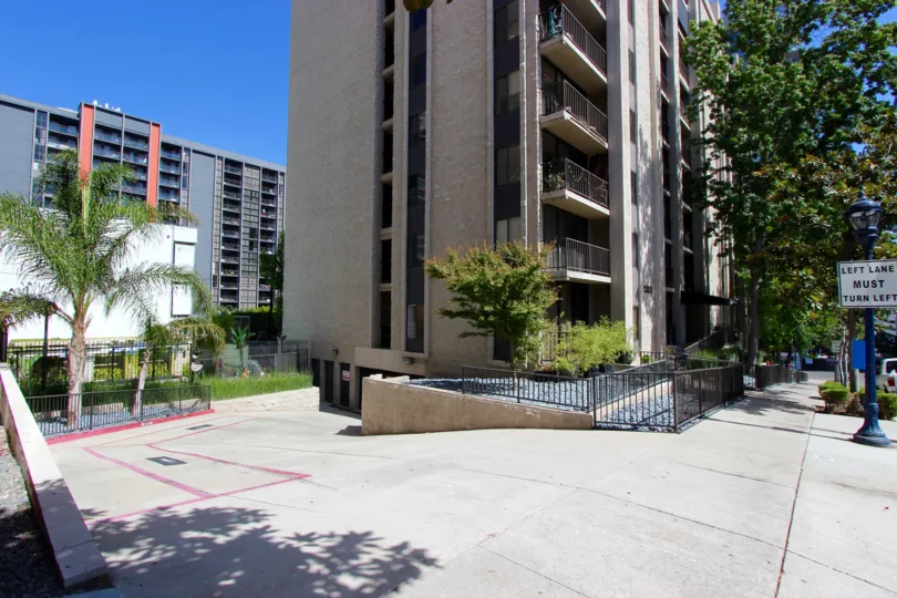 One of the apartment buildings in the Symphony Terrace community in Downtown San Diego CA
