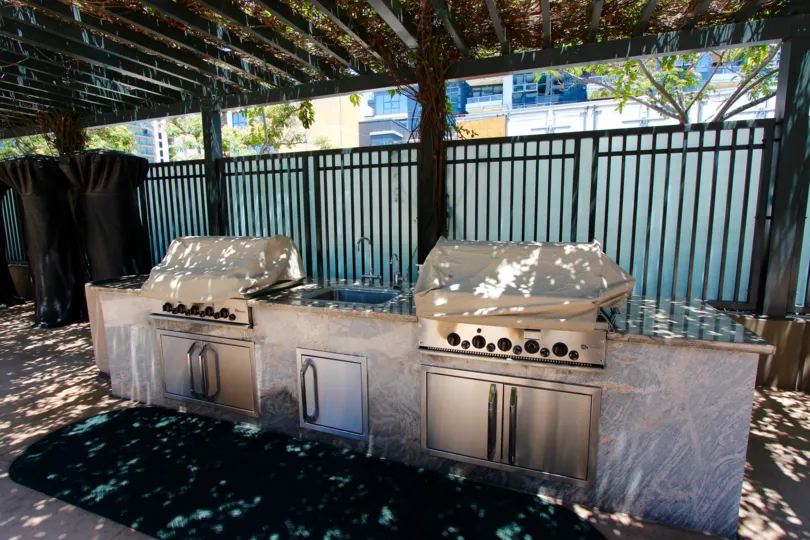 Enjoy the outdoor grill with friends and neighbors at The Grande.