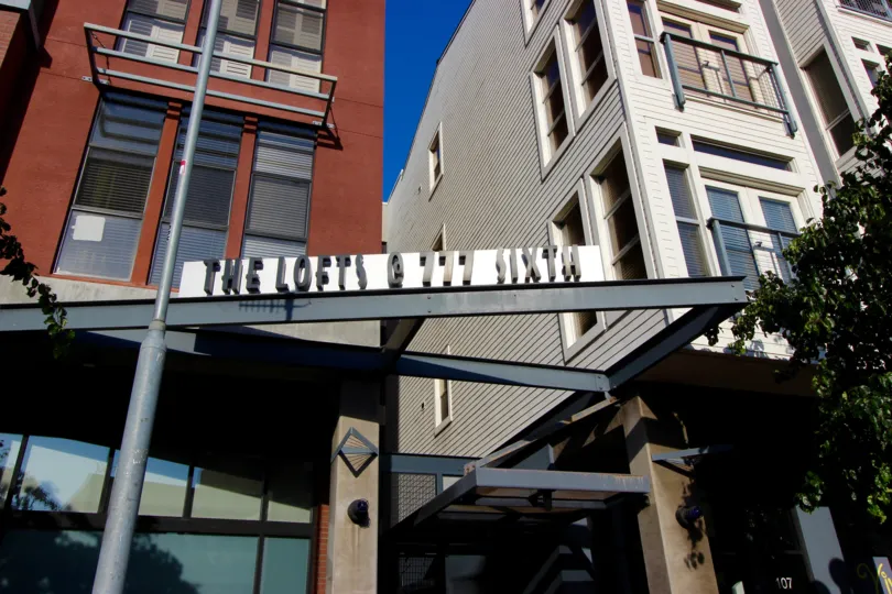Four story condominiums inside The Lofts @ 777 Sixth in Downtown San Diego CA