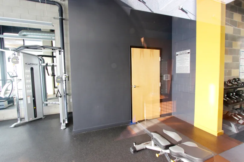 Entrance to the Fitness Room at The Lofts @ 777 Sixth in Downtown San Diego, CA
