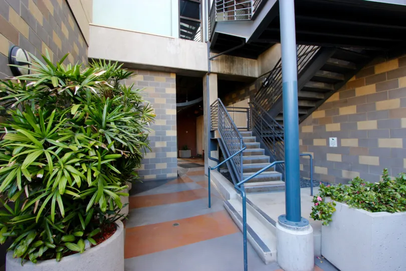 The Lofts @ 777 Sixth in Downtown San Diego: Winding Staircase