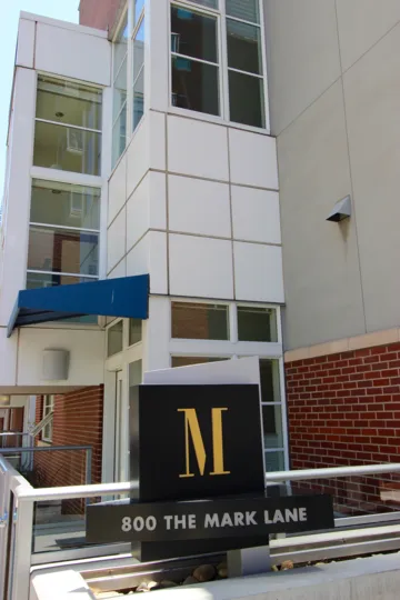 A side view in The Mark community building in Downtown San Diego CA
