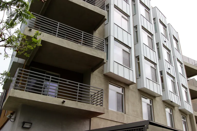 very roomy and sunny balconies of the Mills at Cortez Hill