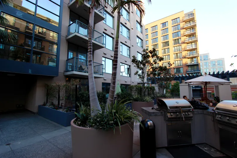 High class building view of trells community located at Downtown San Diego, California