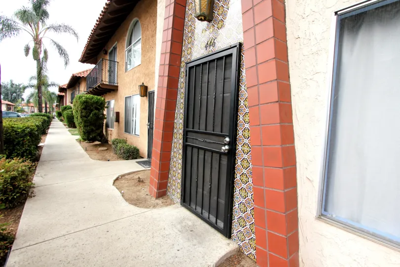 Residential entrance at Anza Palms in El Cajon California