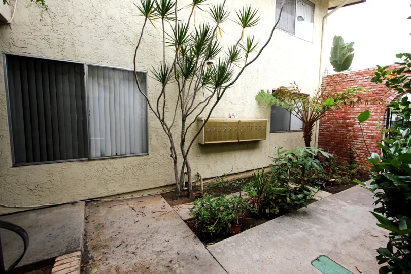 The side of a housing building at Bradley Arms in El Cajon during the day