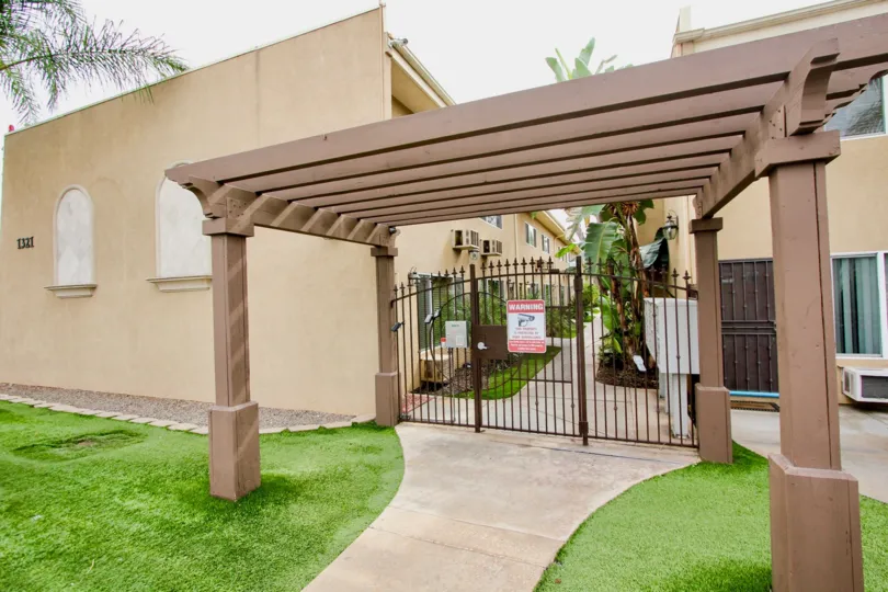 Gated access to Casa Bonita which features air conditoned units