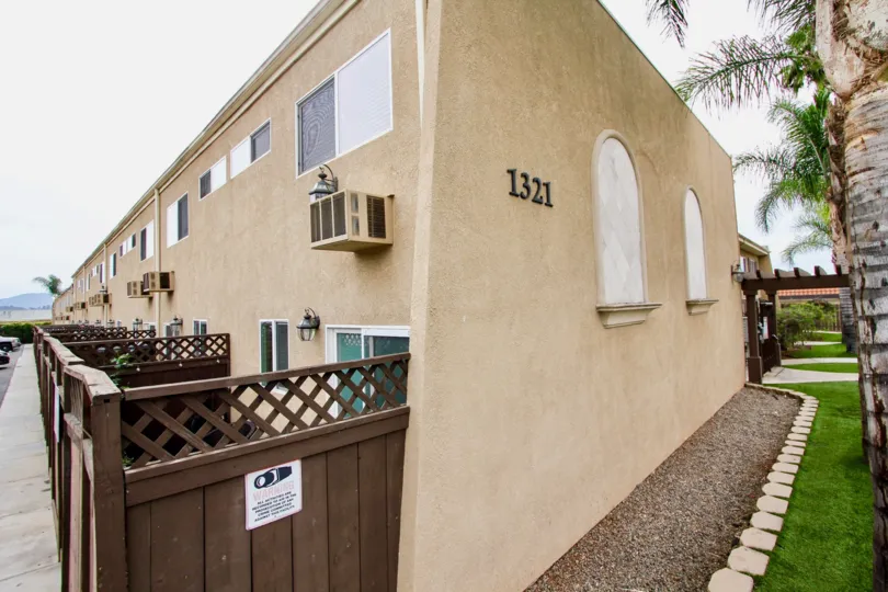Thw Casa Bonita building in El cajon ca showing the back patio