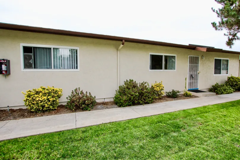 Single story residence with yard at Casitas De Anza in El Cajon California