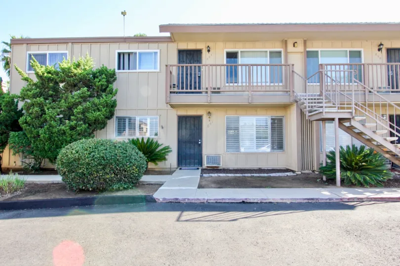 Front View of King Mark apartments, El cajon, California