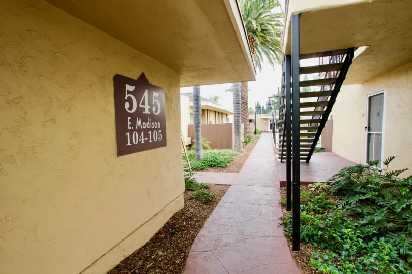 Madison Ave Condos, City: El Cajon, 545, E. Madison, 104-105, staircase