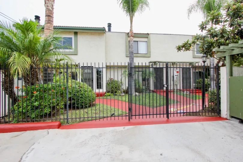 Feel safe and secure in your gated courtyard at Mark Manor.