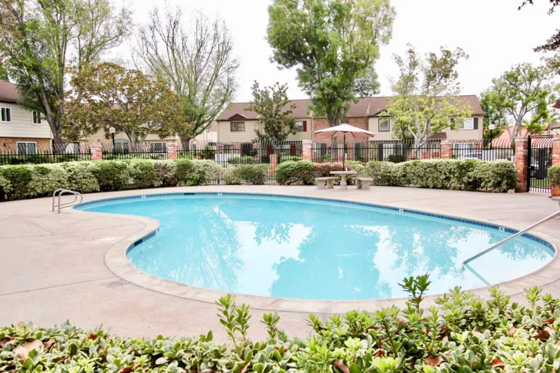 Community Pool at the Mollison Townhomes Apartments