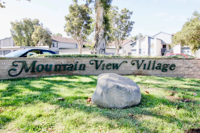 Entrance to Mountain View Village, El Cajon, California