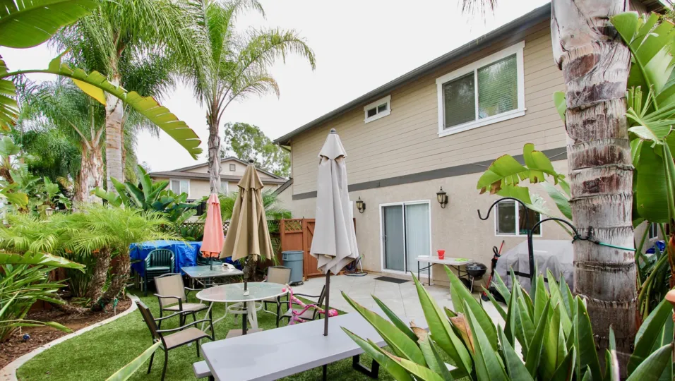 Two story apartment complex at Persimmon Place in El Cajon California