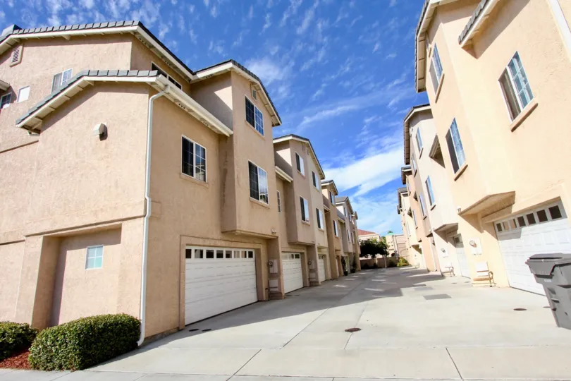View of houses in promenade square el cajon californa