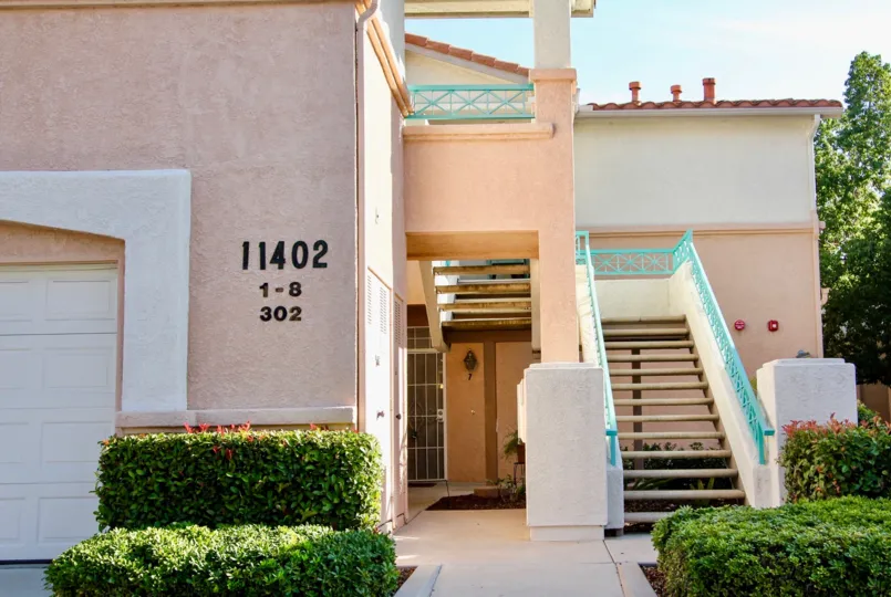 Remington El Cajon California house with stairs for second floor and garage