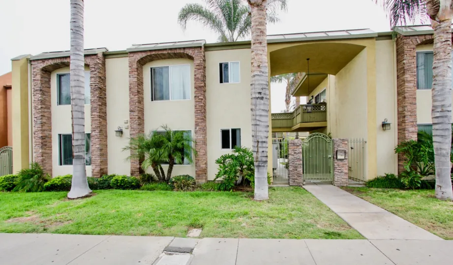 Two story building with security gate at Sun Ridge in El Cajon CA