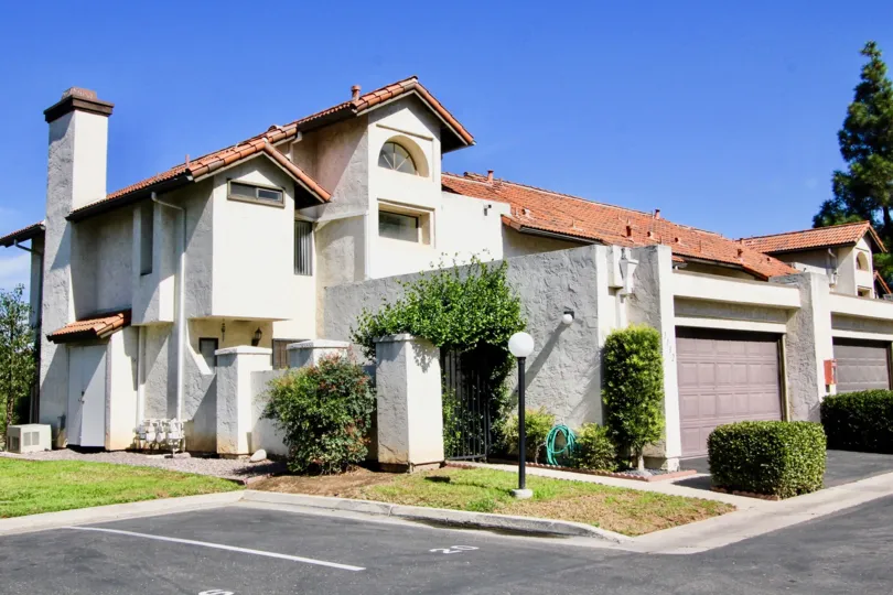Sunset Hills Terrace housing in El Cajon, California on a clear day.