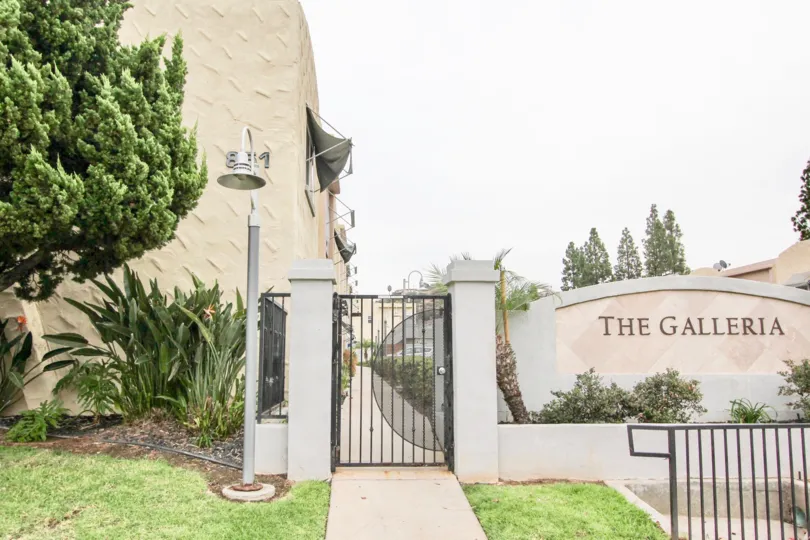 The Galleria, City: El Cajon, A beautiful gate and the backside of the building