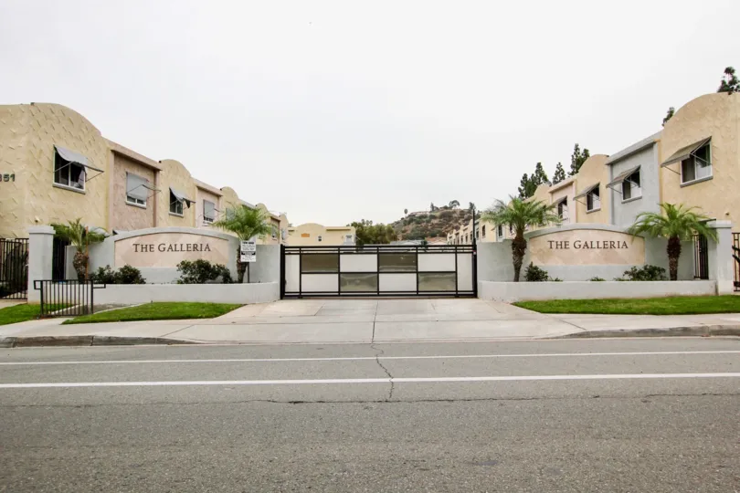 The Galleria community entrance in El Cajon, California