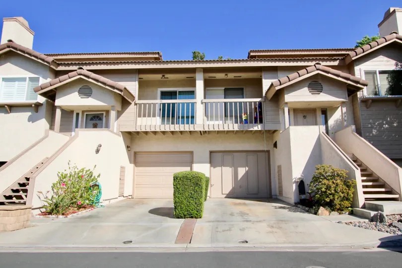 Beautiful entryway of a two family home in Avocado Estates in Escondido, CA.