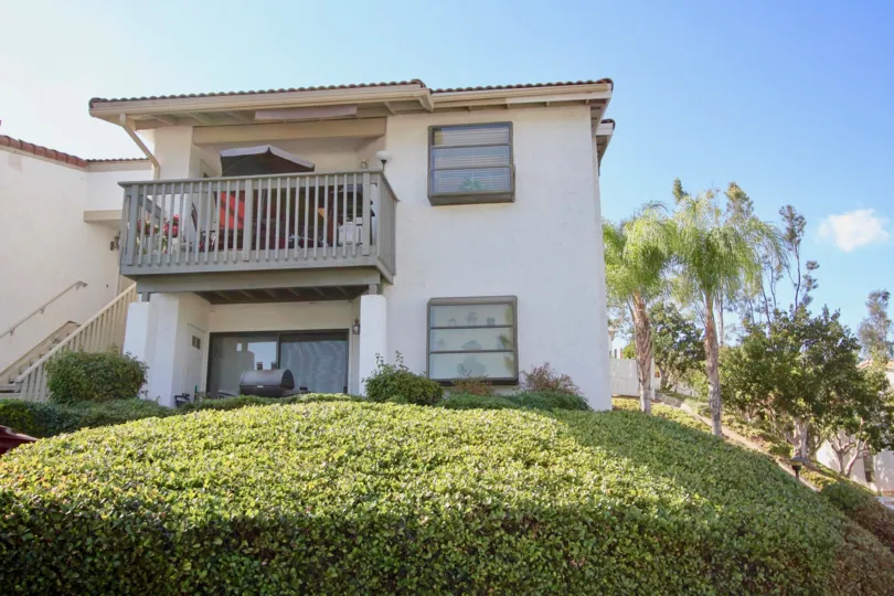 White Two Story Apartment complex in Escondido, California in Bernardo Hills