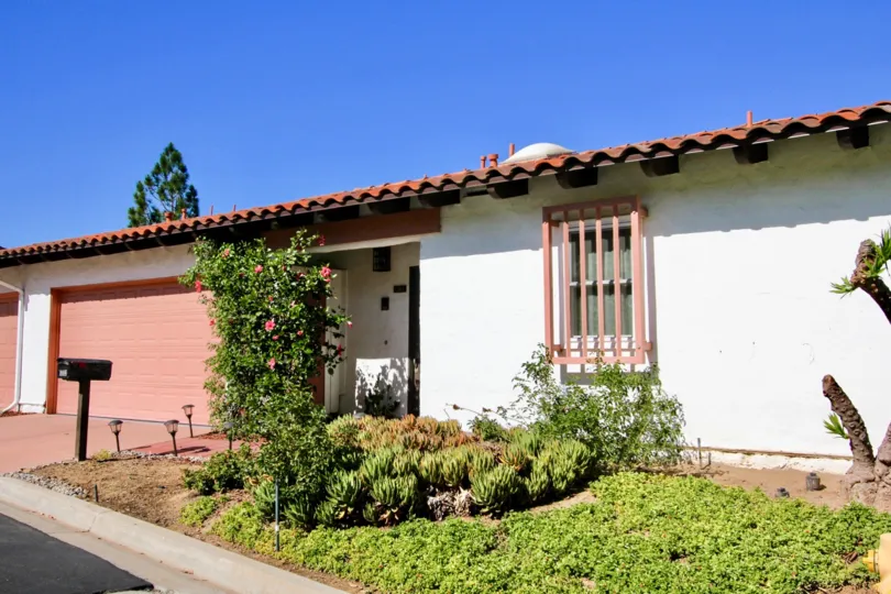 The outside of a home in Buena Ventura community located in Escondido CA