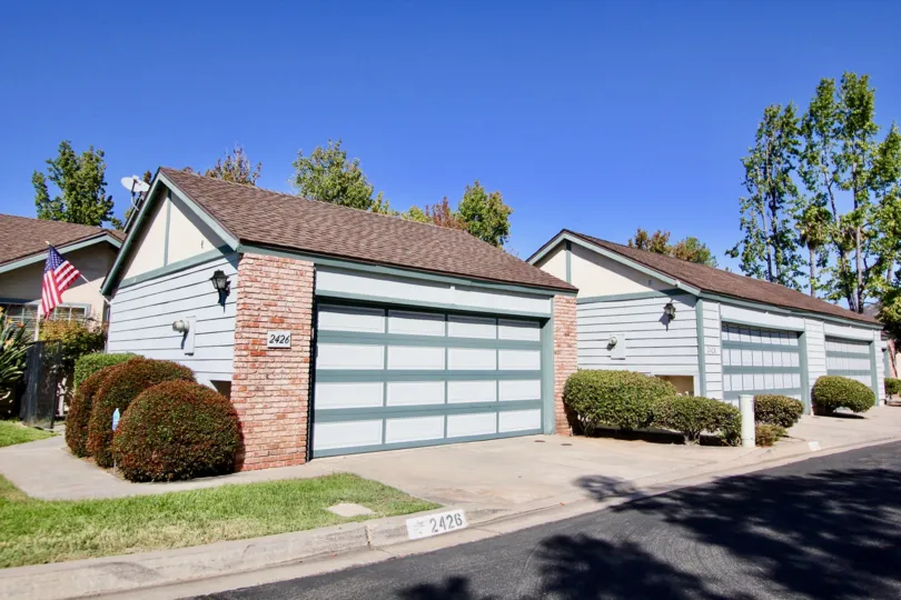 Car garages at Cape Concord in Escondido California