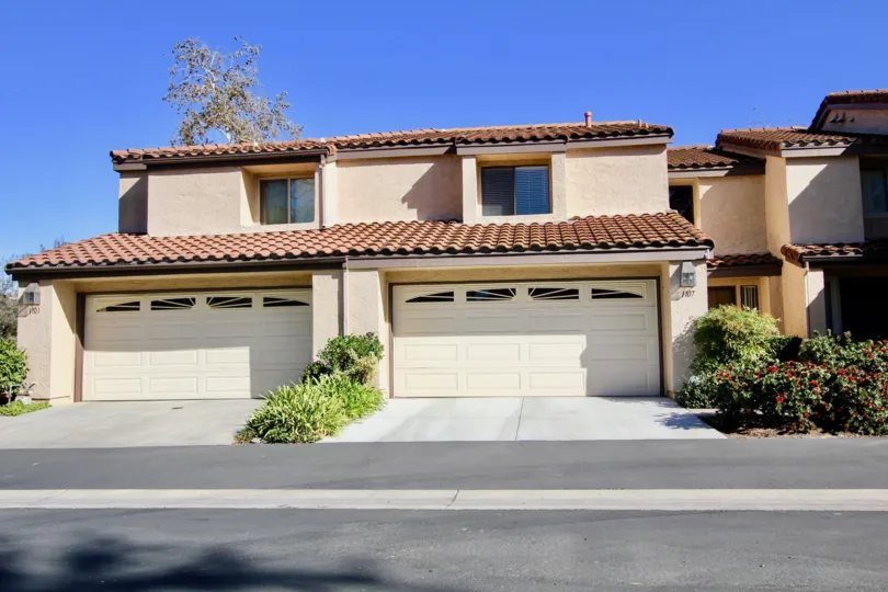 Escondido Country Club Terrace community Escondido California garage off street parking tile roof windows landscaping