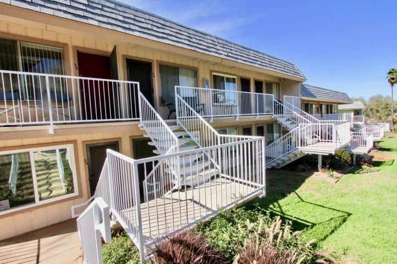 Two-storey condos in the Hidden Meadows Condos community.