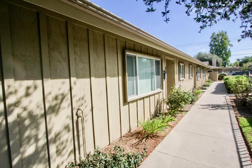 Holiday Gardens , Escondido ,: California,brown building,pathway