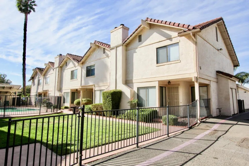 Gated community at Martin Court Gardens in Escondido California
