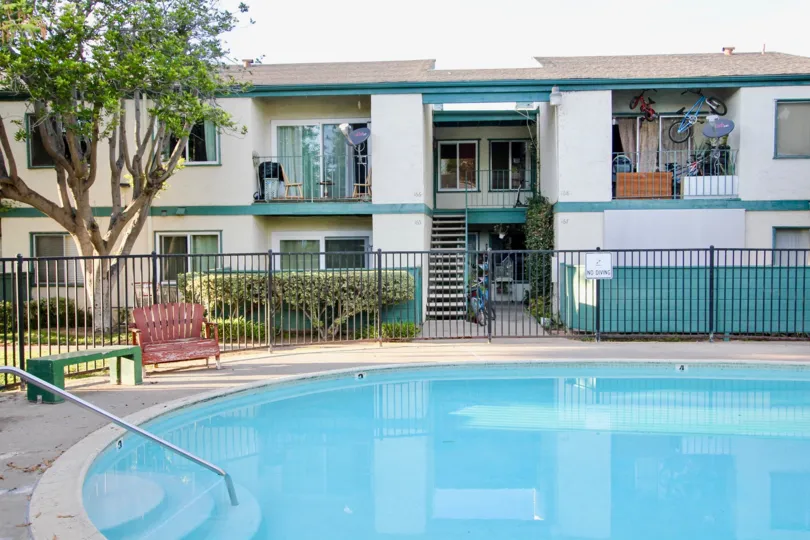 Pepperwood Meadows, Escondido  , California,swimming pool., tree