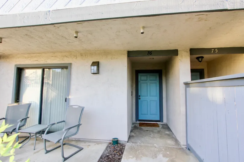 A two door view of the Quarry Glen apartments in Escondido CA