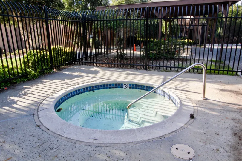 refreshing hot tub located in the Rock Springs West Community