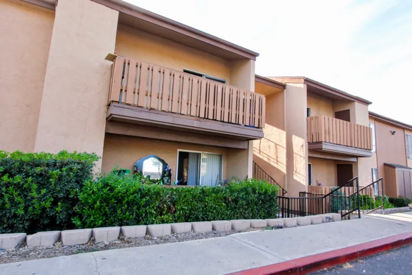 A view of a townhouse in the Rock Springs West community.