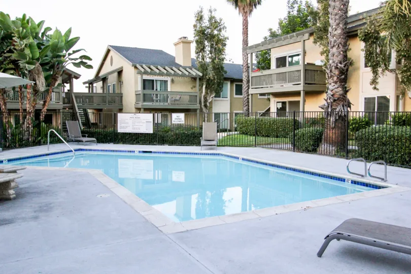 The pool area of a property in the Sienna Hills neighborhood